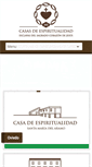 Mobile Screenshot of casadeespiritualidad.com